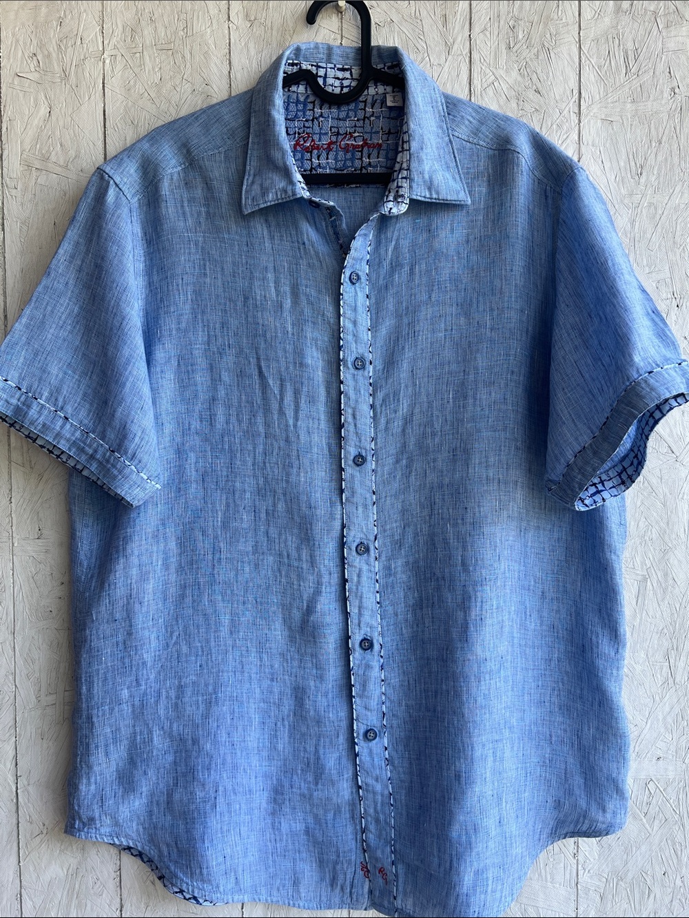 Robert Graham Linen Shirt, size L